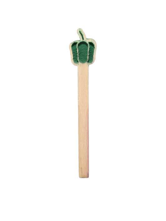 Bell Pepper Cribbage Board Peg