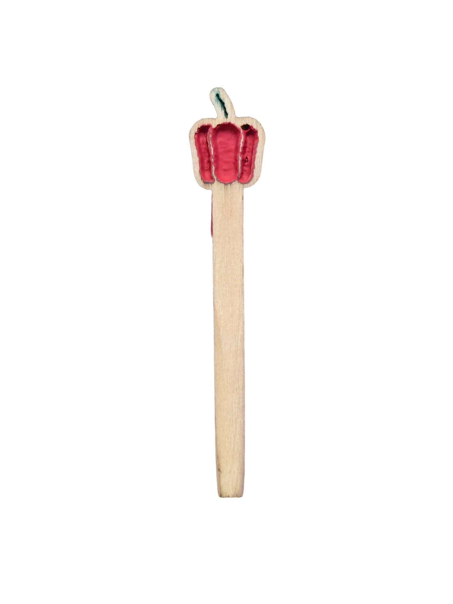 Bell Pepper Cribbage Board Peg