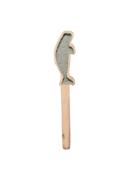 Beluga Whale Cribbage Board Peg