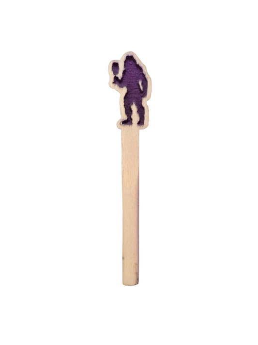 Bigfoot with a Wine Glass Cribbage Board Pegs