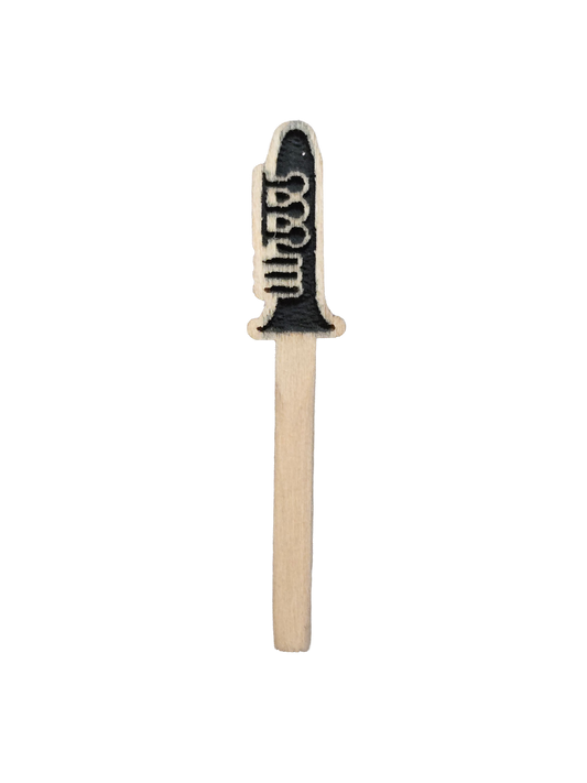 Clarinet Cribbage Board Pegs