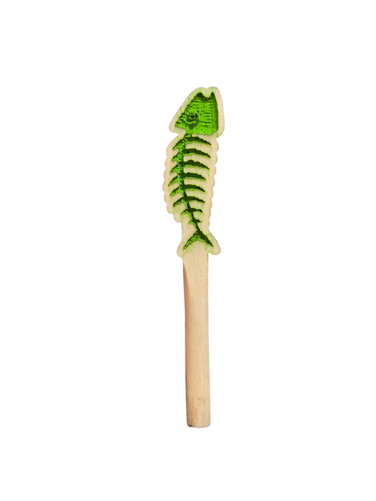 Fish Bones Cribbage Board Peg