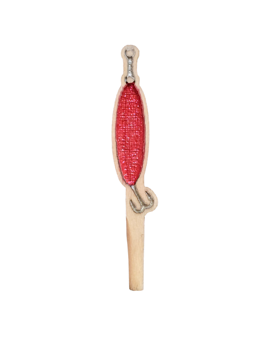 Fishing Lure Cribbage Board Peg