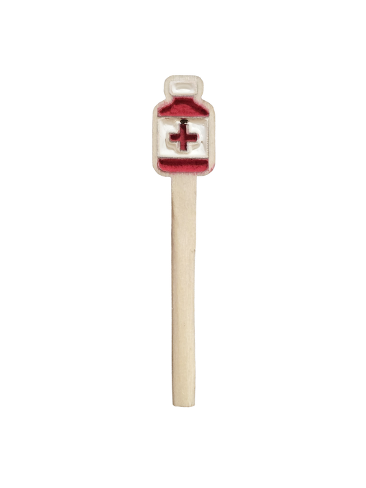Medicine Bottle Symbol Cribbage Board Pegs