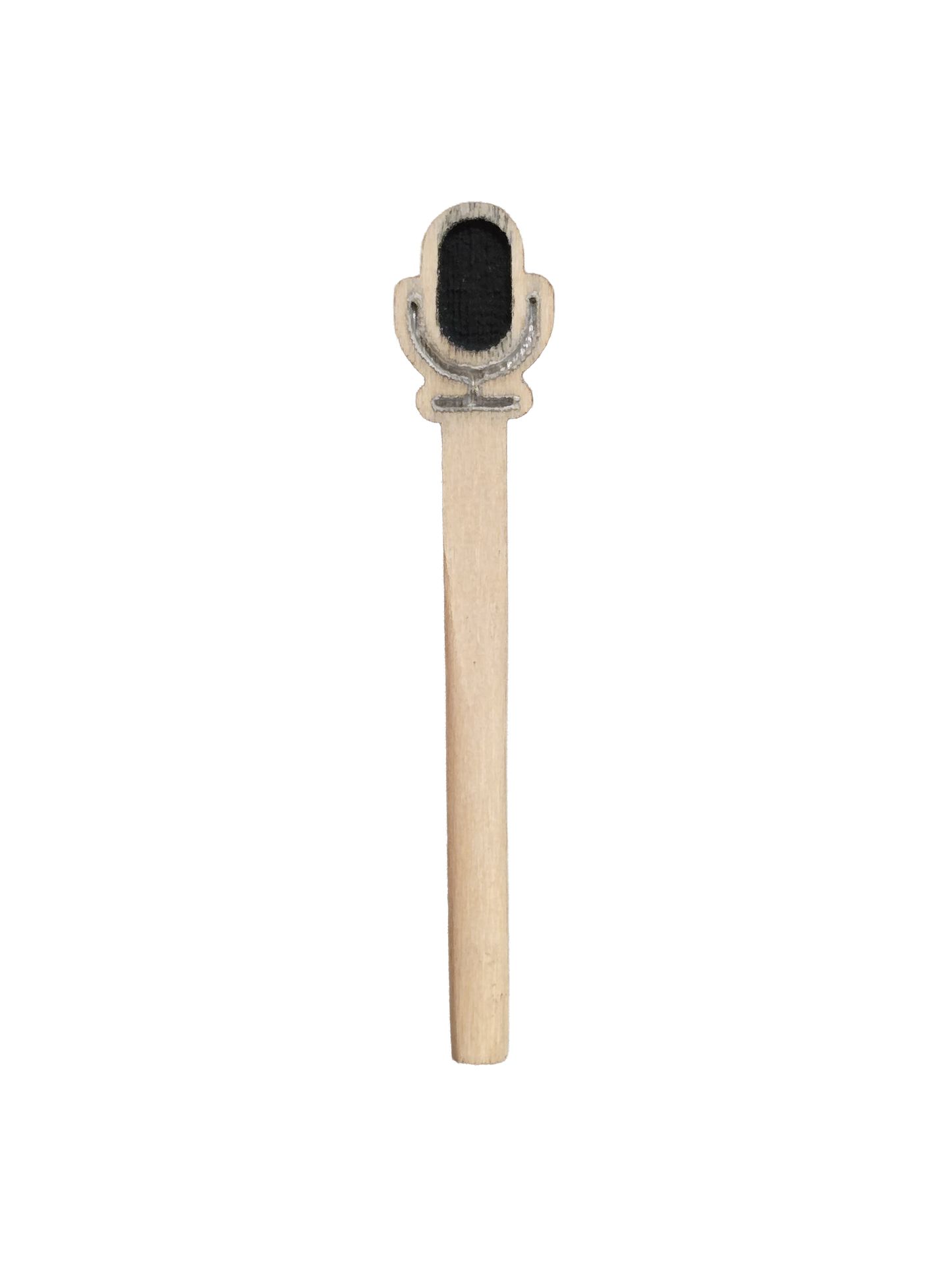 Microphone Cribbage Board Peg