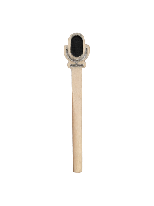 Microphone Cribbage Board Peg