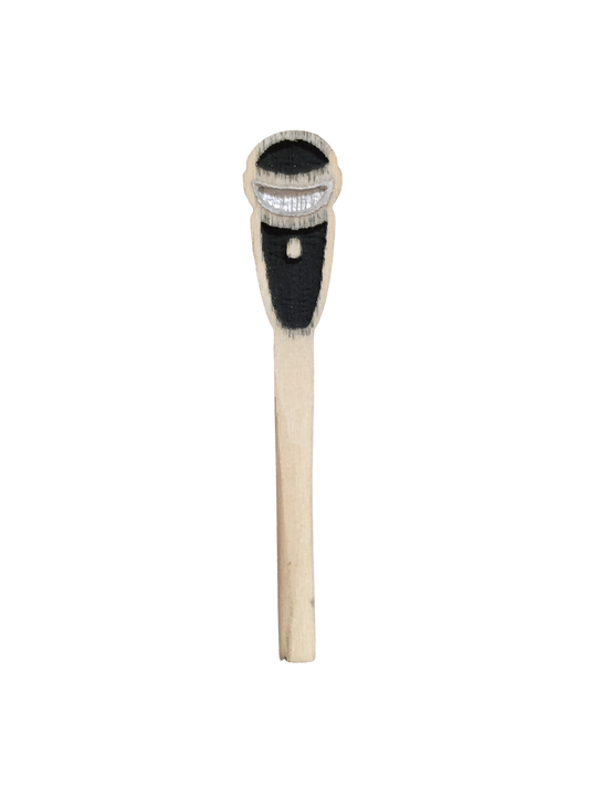 Microphone Cribbage Board Peg