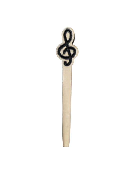 Music Note - Treble Clef, Cribbage Board Peg